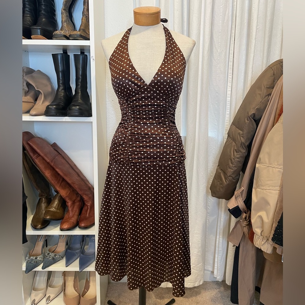 Ruby Rox halter midi dress Size S